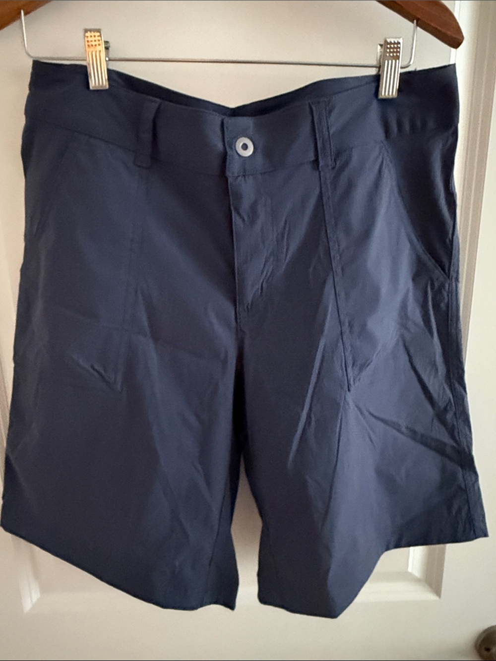 Columbia Women's Navy Flat-Front Outdoor Shorts
